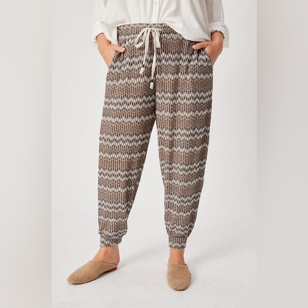 Anthropologie Saturday/Sunday Mary Jacquard Joggers
